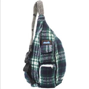 Last 1! NEW Kavu Plaid Rope Bag in Northwest